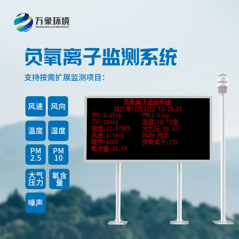 ??負(fù)氧離子自動(dòng)監(jiān)測(cè)站安裝的重要意義